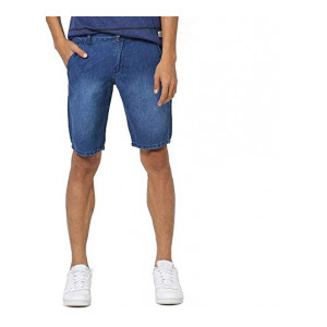 AMERICAN CREW Men's Dark Blue Denim Shorts