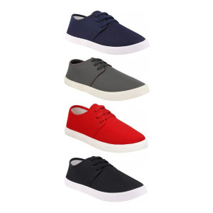 Combo Pack of 4 Casual Sneakers With Sneakers For Men  (Multicolor)