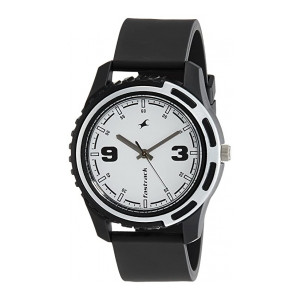 Fastrack Casual Analog White Dial Men's Watch -NJ3114PP01C