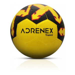 Adrenex by Flipkart Adrenex TrainX/TrainX Football - Size: 5  (Pack of 1, Black, Yellow)