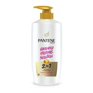 Pantene 2 in 1 Hairfall Control Shampoo + Conditioner, 650 ml Men & Women  (650 ml)