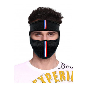 Vocado Bike Riding and Cycling Anti Pollution Dust Sun Protecion Half Ninja Face Cover Mask (Black)