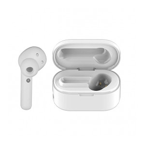 Zebronics, Zeb-PREKSHA 2.0 Wireless BT Headset Supports Voice Assistant, Touch Control, Call Function, 6hrs Playback Time & 30hrs, Playback time with Charging Case (White)