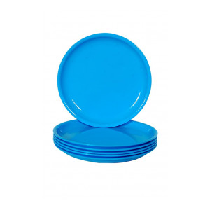 OfferTag: Day2Day Forever Turquoise Blue Microwave Safe Dinner Plates