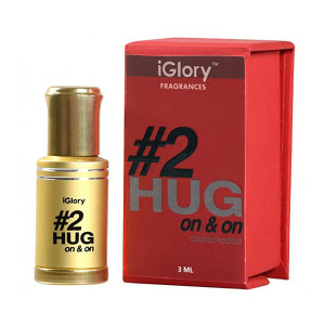 iGlory Roll On Fragrances Admirable Long Lasting"HUG" Perfume for Men - 3 ML
