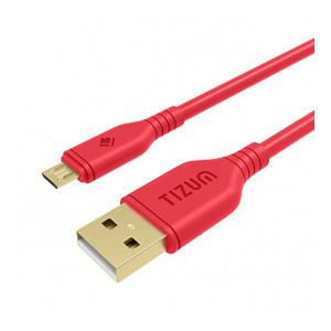 Tizum Micro V2 Micro V2 1.21m Micro USB Cable (Red) (Apply Coupon)