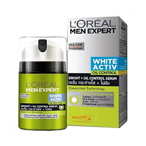 L'Oreal Paris Men Expert White Activ Oil Control Fluid, 50ml