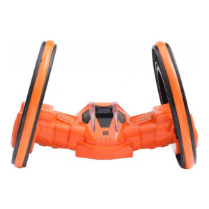 Miss & Chief 6 in 1 Double sided Stunt Car with Rechargeable Battery and Charger Toy for Kids and Adults  (Orange)
