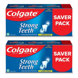 (MRP Error) Colgate Strong Teeth Anticavity with Amino Shakti Toothpaste  (1000 g, Pack of 2)