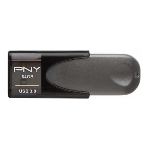 PNY Turbo Attache 4 64 GB Pen Drive  (Grey)