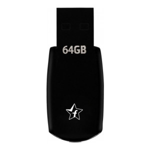 Flipkart SmartBuy USB20PB6401 64 USB 2.0 GB Pen Drive  (Black)