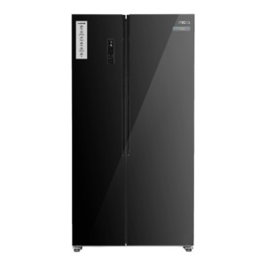 (Prepaid) MarQ by Flipkart 563 L Frost Free Side by Side Refrigerator  (Black Glass, 563GSMQBG)