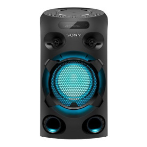 Sony MHC-V02 with LED Light & Karaoke Bluetooth Party Speaker  (Black, 2.0 Channel)