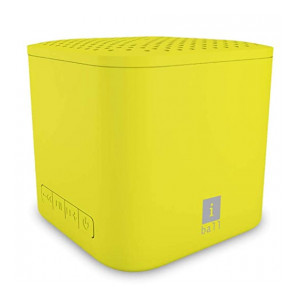 iBall Musi Cube X1 Wireless Ultra-Portable Bluetooth Speakers with FM | Micro SD Card Slot & Built-in Mic (Yellow)