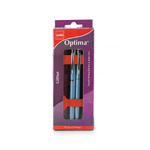 Cello Optima Pen Gift set- Pack of 2 (Blue)
