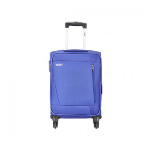 Safari Polyester 57 cms Blue Softsided Cabin Luggage (SAVAGE574WBLU)