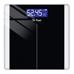 Dr. Trust (USA) Model 513 Balance Personal Digital Electronic Body Weight Machine For Human Body 180Kg Capacity Weighing Scale  (Black)