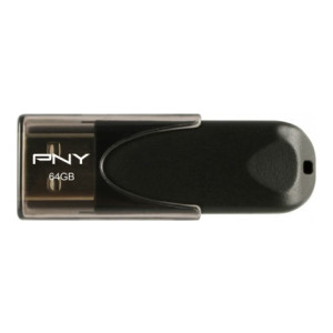 PNY PFD64GATT4-BR20 64 GB Pen Drive  (Black)