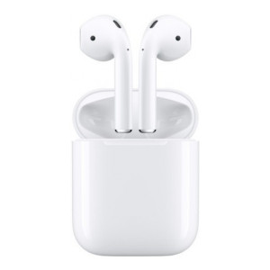 Apple AirPods with Charging Case Bluetooth Headset with Mic  (White, True Wireless) + Bank Offer