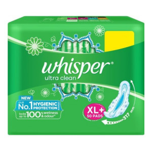 Whisper Sanitary Pads min 40% Off