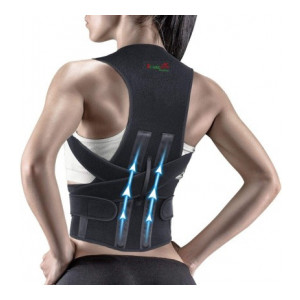 ZCAREPHARMA Premium Magnetic Posture corrector Belt with Magnetic Plates at back Back Support