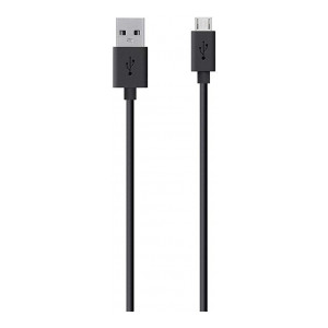 WellWell Compatible with Micro-USB to USB 2.0 A Charge and Sync Cable for Android Smartphones Tablets & Other Devices 4 Feet (Black)
