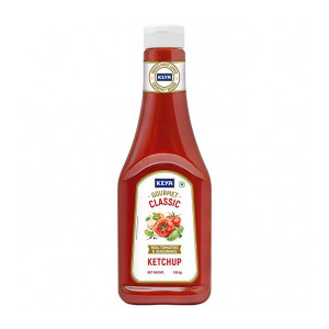 Keya Gourmet Tomato Ketchup Classic, Pack of 2, 1050g, Squeezy Bottle