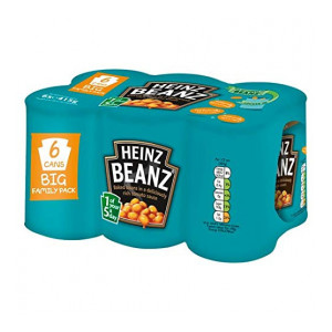 Heinz Baked Beans 415g, (Pack of 6)