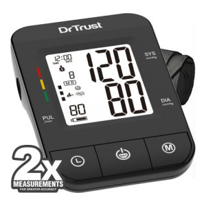 Dr. Trust (USA) Fully Automatic Comfort Digital Blood Pressure Checking Machine with MDI Technology Bp Monitor  (Black)