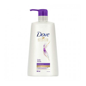 Dove Daily Shine Shampoo - For Dull And Frizzy Hair, Makes Hair Soft, Shiny And Smooth, 650 ml