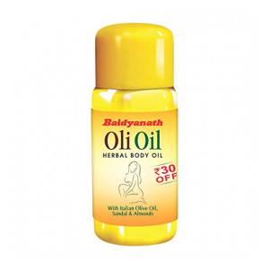 Baidyanath Oli Oil - Pure Olive Oil with Sandalwood and Almonds - 300ml (Pack of 2)