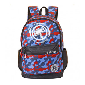 Avengers Nylon 32 cms Multi School Backpack (MBE-WDP1418)