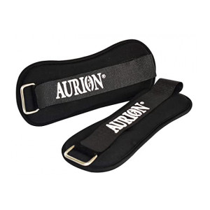 Aurion Wrist/Ankle Weights Pro Quality Adjustable Leg Weights on Ankles/Wirst for Walking + Running Or Hands for Strength Training Exercise for Men and Women Guarantee