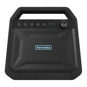 Portronics POR-549 ROAR 24 W Bluetooth Party Speaker  (Black, Stereo Channel)
