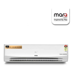 MarQ by Flipkart 1.5 Ton 5 Star Split Dual Inverter AC - White  (FKAC155SIAP, Copper Condenser) [10% off on SBI Credit Cards,up to ₹1500 +Claim Offer Worth  ₹500]