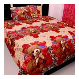 Double Printed Bedsheet  (Pack of 1, Multicolor)