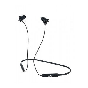 boAtRockerz 245v2 Active Black Wireless Headset with Sports Fit Immersive Audio IPX5