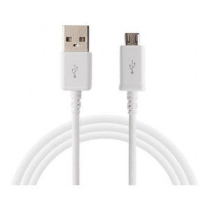 Remembrand 2.1A Turbo Fast 2.4 A 1 m Micro USB Cable  (Compatible with Mobile Phone, Tablet, White, One Cable)