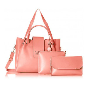 Envias Women's Handbag With Sling Bag (Set of 3)