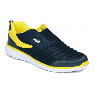 Fila : Walking Shoes For Men  (Blue, Yellow)