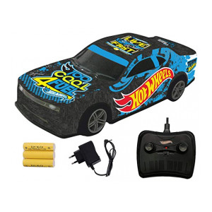 Hot Wheels Remote Control Rechargeable Racing Car,Black