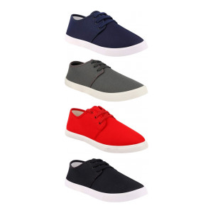 Chevit : Combo Pack of 4 Casual Sneakers With Sneakers For Men  (Multicolor)
