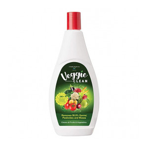 Veggie Clean 200 ml,100% Safe, Scientific & Natural Vegetable & Fruit Wash Liquid | Removes 99.9% Germs, Pesticides & Waxes | No harmful Preservatives, Sulphates, Soap or Alcohol (Pantry)