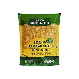 Tata Sampann Organic Moong Dal, 500g (Pantry)