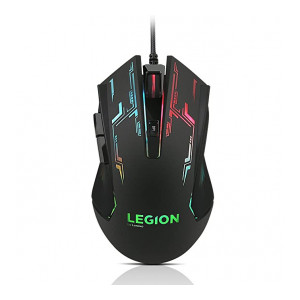 Lenovo Legion M200 RGB Gaming Wired USB Mouse GX30P93886, Ambidextrous, 5-buttons, upto 2400 DPI with 4 levels DPI switch, 7-colour RGB backlight, 500fps frame rate, upto 30" per second movement speed (Apply coupon)