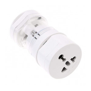 LAPSTER Universal Travel Adapter All in One -Supports Over 150 Countries Including US, AUS, NZ, Europe, UK (LST-Round-Travel Charger)