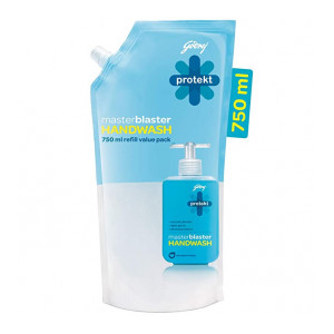 Godrej Protekt Masterblaster Germ Protection Liquid Handwash Refill, 750ml (PANTRY)