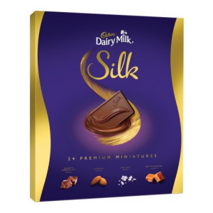 Cadbury Dairy Milk Silk Miniatures Chocolate Gift Box Bars  (240 g)