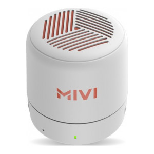 Mivi Play Bluetooth Speaker with 12 hours playtime. Wireless Speaker Made in India with Exceptional Sound Quality, Portable and Built in Mic 5 W Portable Bluetooth Speaker  (White, Mono Channel)