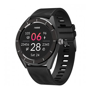 NoiseFit Endure SpO2 Smartwatch with 20 Day Battery & 100+ Watch Faces (Charcoal Black) (Apply coupon)